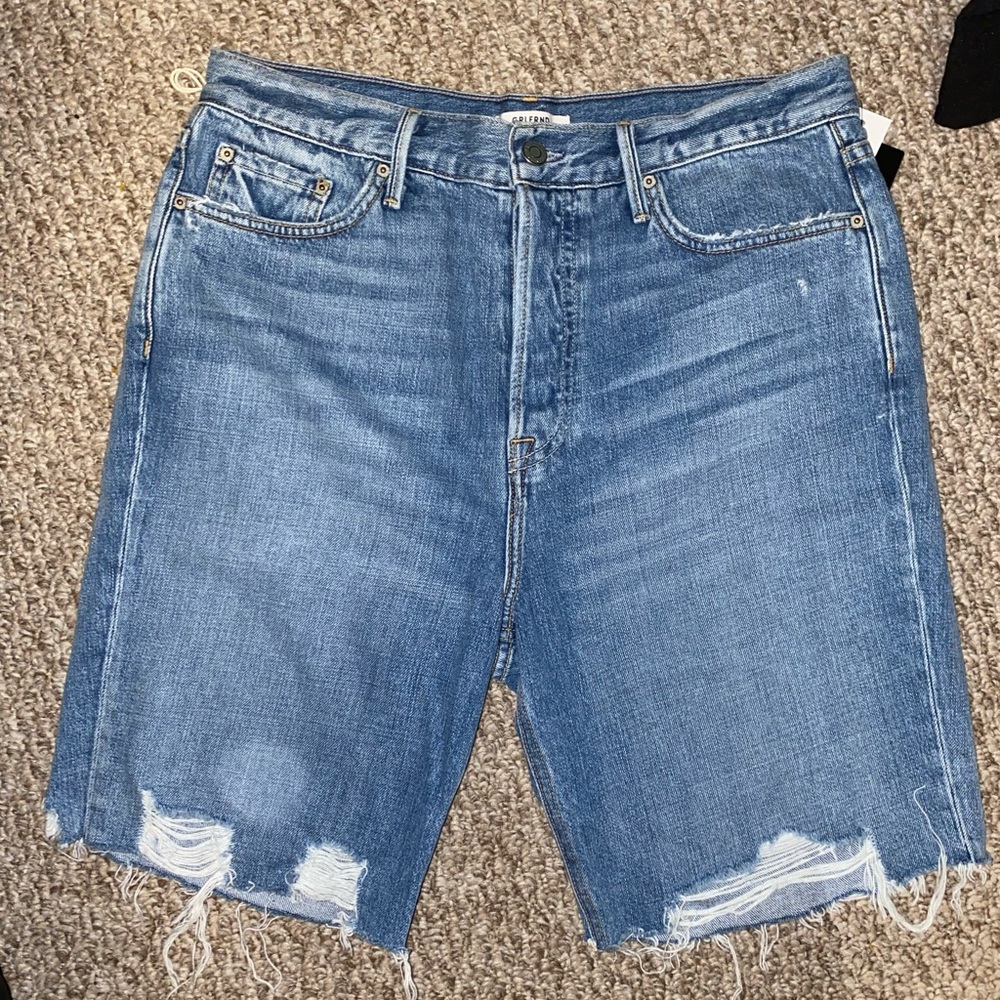 Grlfrnd high waisted shorts.